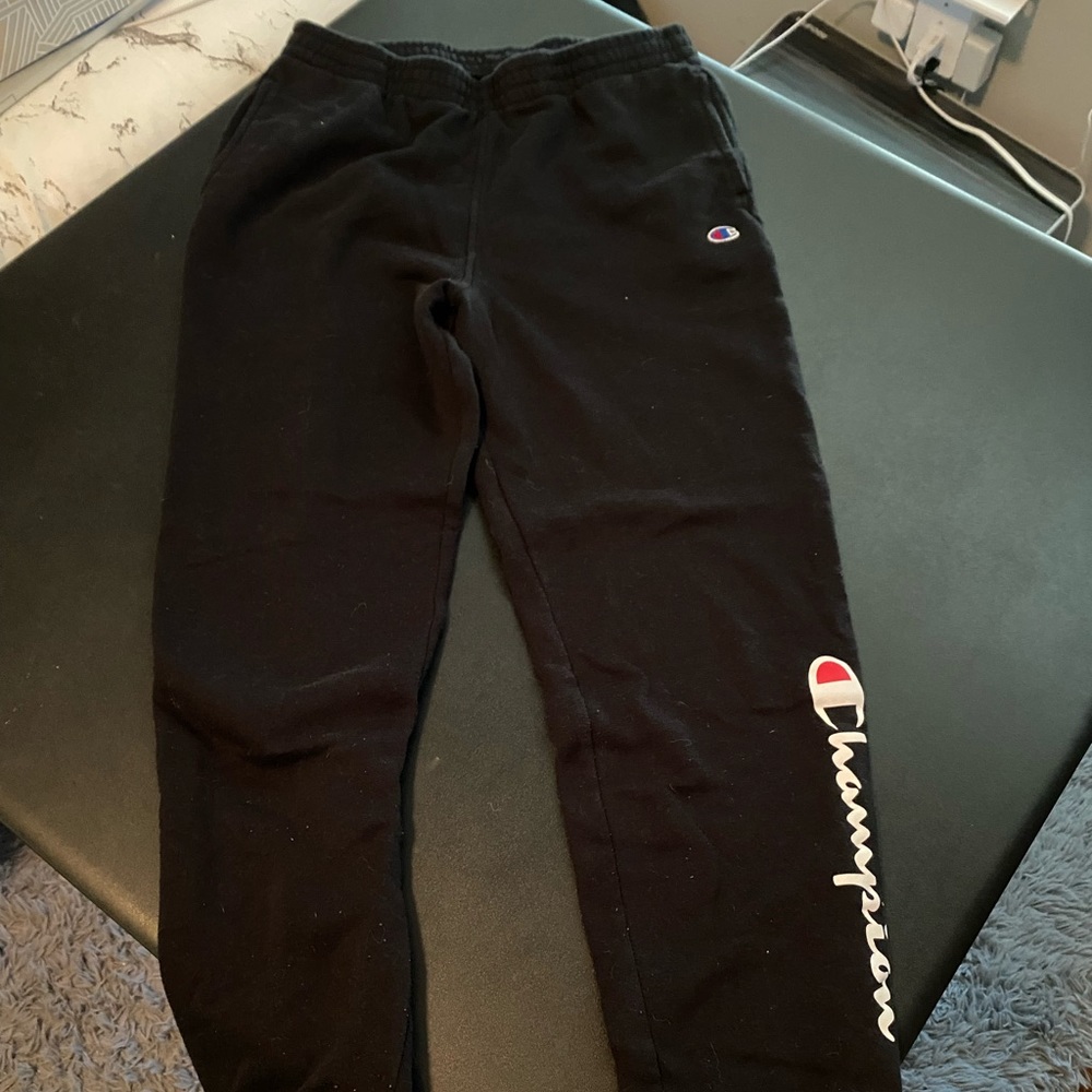 black Champion sweatpants